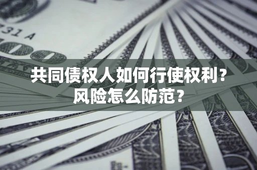 北京共同债权人如何行使权利？风险怎么防范？