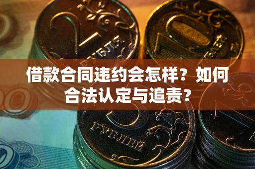 北京借款合同违约会怎样？如何合法认定与追责？