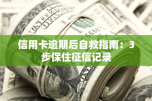 北京信用卡逾期后自救指南：3步保住征信记录