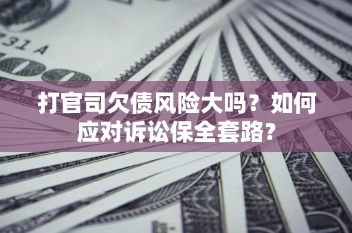 北京打官司欠债风险大吗？如何应对诉讼保全套路？