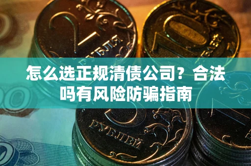 北京怎么选正规清债公司？合法吗有风险防骗指南